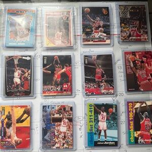 Basketball Trading Card Collection Michael Jordan Cards 
PSA Slab Hologram incl